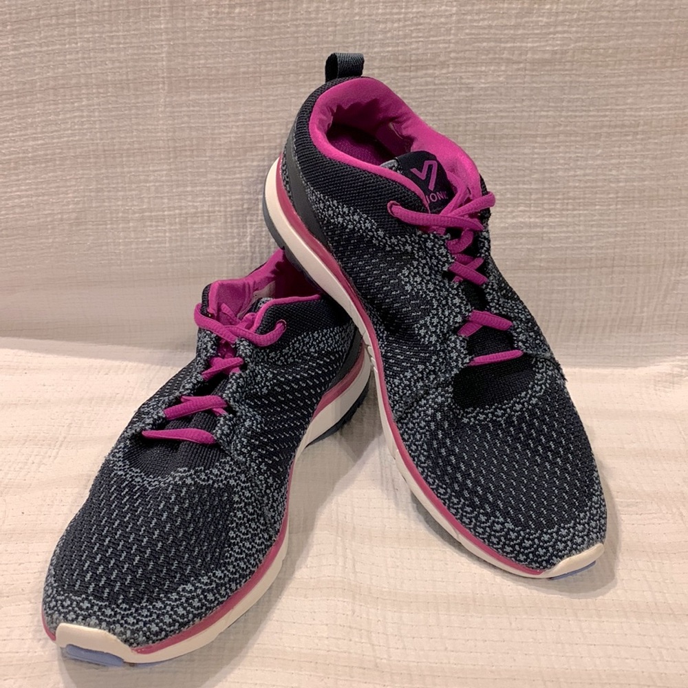 Vionic Sierra Sneaker navy blue/purple size 10